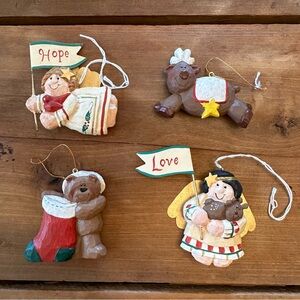 Vintage Folk Art Christmas Ornaments